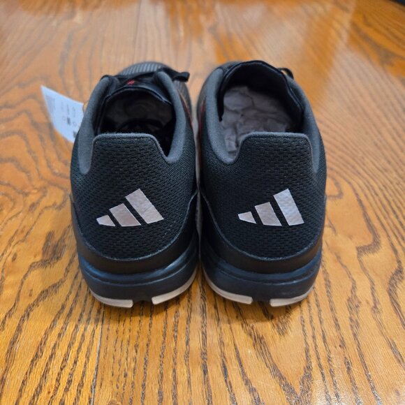 adidas Unisex-Adult F50 League Indoor Soccer Shoe, Black/Iron Metallic/Lucid Red - Picture 2 of 12